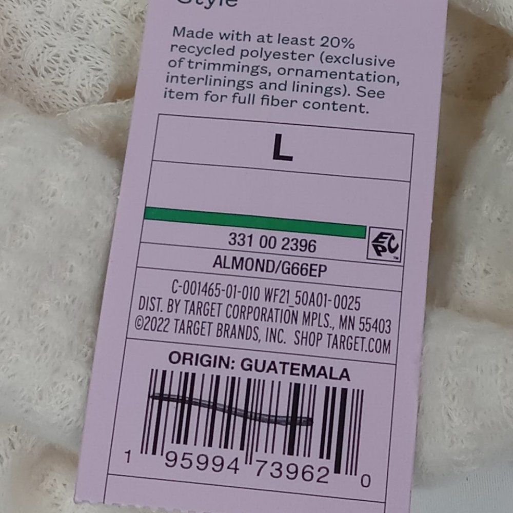 Wild Fable Soft Cropped Bottom Turtleneck Sweater Size Large NWT - Picture 5 of 8